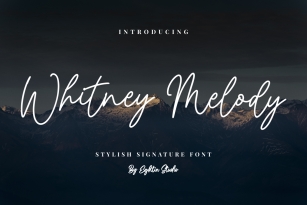 Whitney Melody Font Download