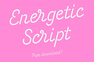 Energetic Scrip Font Download