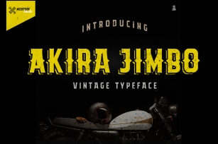 Akira Jimb Font Download