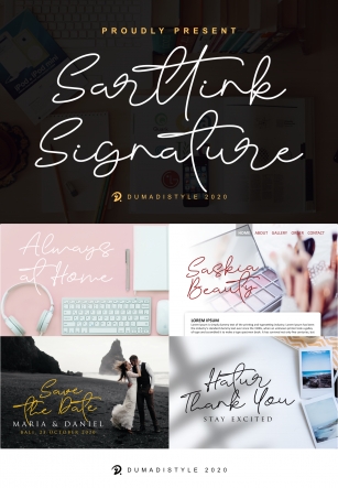 Sarttink Signature Font Download