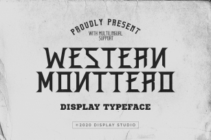 Western Montter Font Download