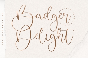 Badger Deligh Font Download