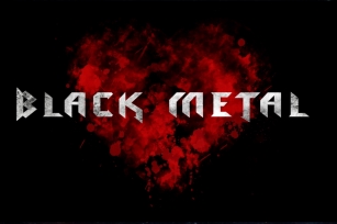Blackmetal Font Download