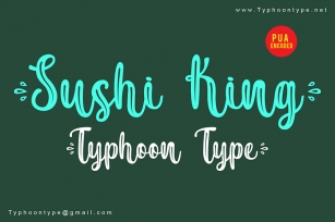 Sushi King - Font Download