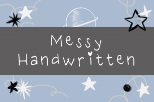 Messy Handwritte Font Download