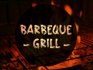 A Barbeque Grill Font Download