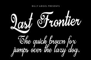 Last Frontier Font Download
