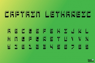 Captain Lethargic Font Download