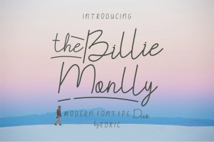 The Billie Monlly Font Download
