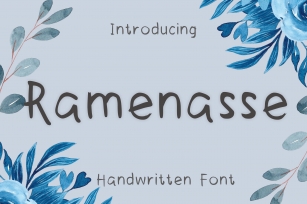 Ramenasse Font Download