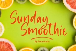 Sunday Smoothie Font Download