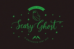 Scary Ghost Scrip Font Download