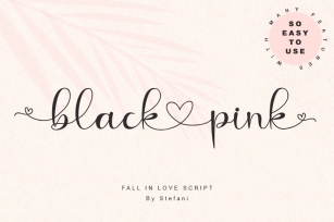 Blacklovepink - Font Download