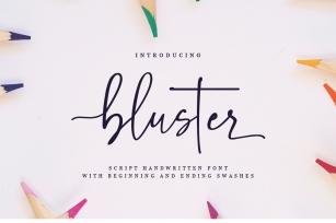 Bluster Font Download