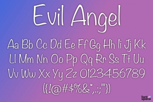 BB Evil Angel Font Download