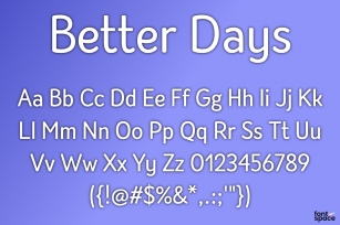 BB Better Days Font Download