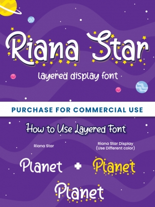 Riana Star Font Download