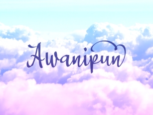 A Awanipu Font Download