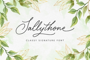 Sallythone Font Download