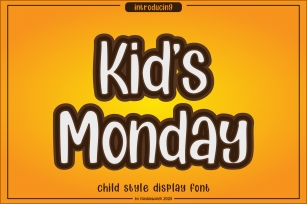Kids Monday Font Download