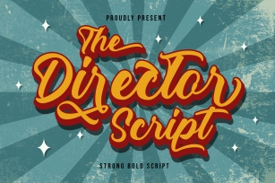 The Director Scrip Font Download