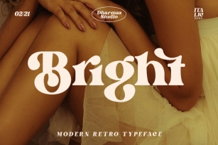 Bright - Modern Retro Typeface Font Download