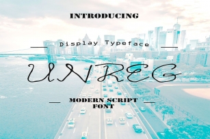 Unreg Display Font Font Download