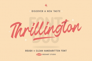 Thrillington || FONT DUO Font Download