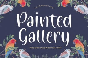 Painted Gallery Font Download