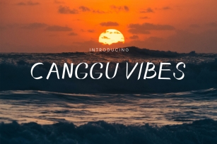 Canggu Vibes Font Download