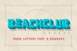 BEACHCLUB Grunge Font Download