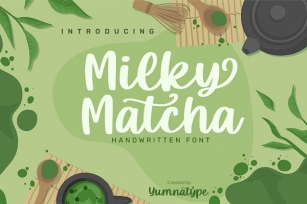 Milky Matcha Font Download