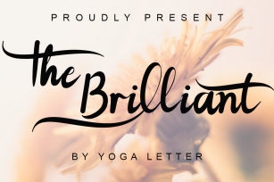 The Brillia Font Download