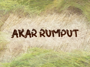A Akar Rumpu Font Download