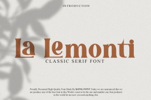 La Lemonti Font Download