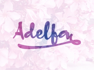 A Adelfa Font Download