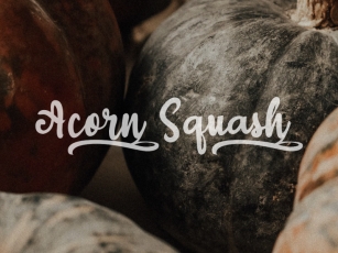 A Acorn Squash Font Download