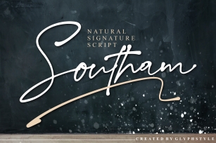 Southam Natural Signature Scrip Font Download