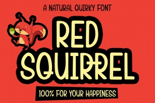 Red Squirrel Font Download