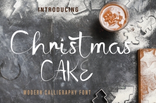Chrismast Cake Font Download