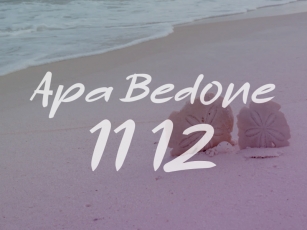 A Apa Bedone 11 12 Font Download