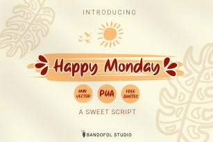 Happy Monday Font Download