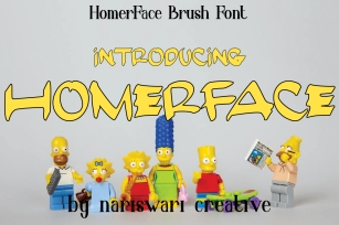 Homer Face Font Download