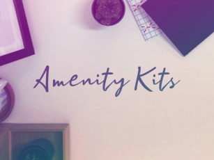 A Amenity Kits Font Download