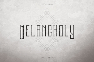 Melancholy Display Typeface + Extra Font Download