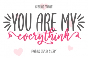 You are my everythink display Font Download