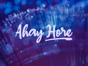 A Ahay Hore Font Download