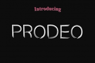 PRODEO Font Download