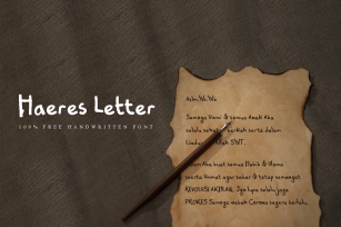 Haeres Letter Font Download