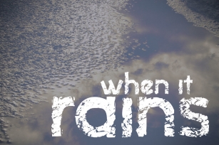 When it Rains Font Download